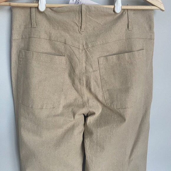 Brenda Beddome Stretch Linen Wide Leg Pant Size 30 - Picture 7 of 9